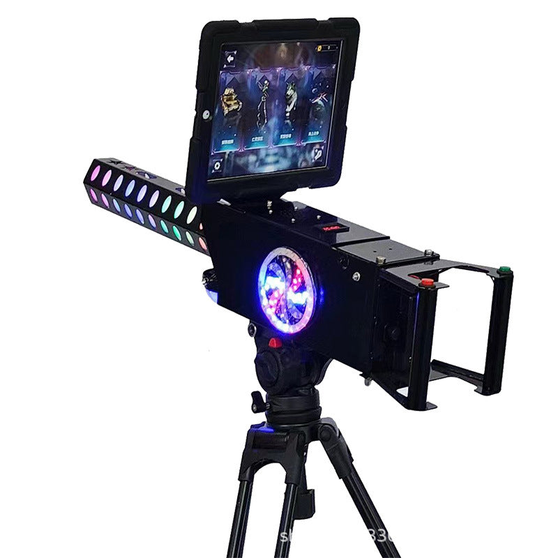 Share ar Gatling Gun Game Gun VR Shooting Children's Motion Sensing3DAR Game Console Internet Celebrity Stall Equipment Real Scene
