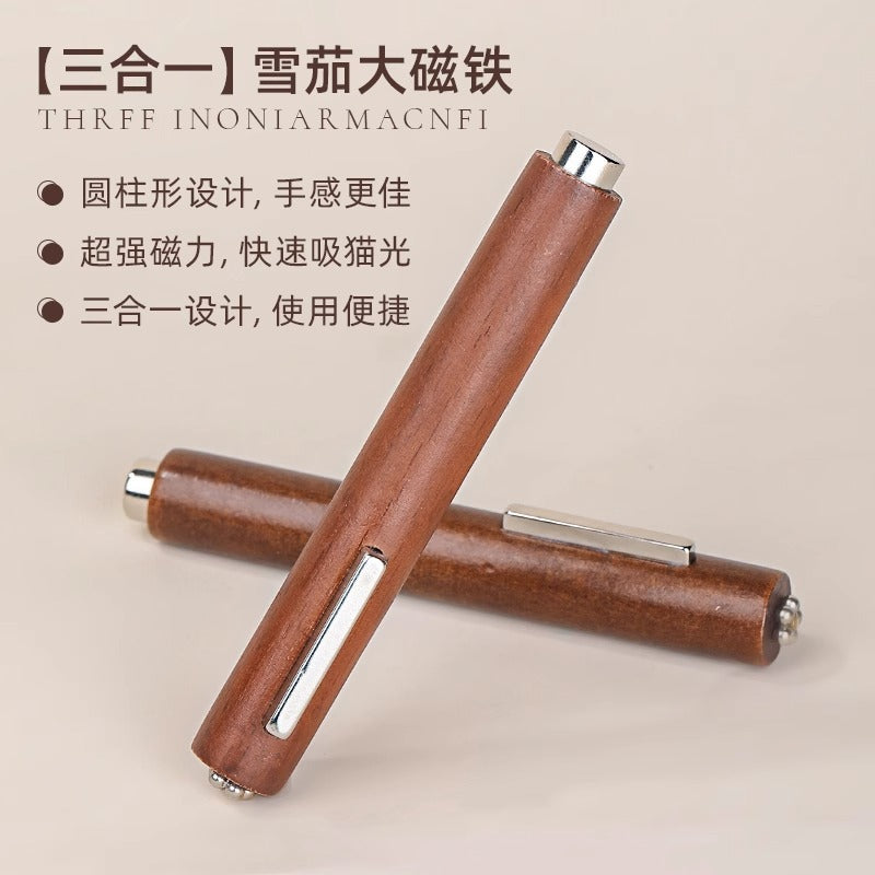 Cigar Large Magnet 3-in-1 Nail Art Cat Eye Strong Large Thick Magnet Large Cylinder Super Strong Magnetic Tool