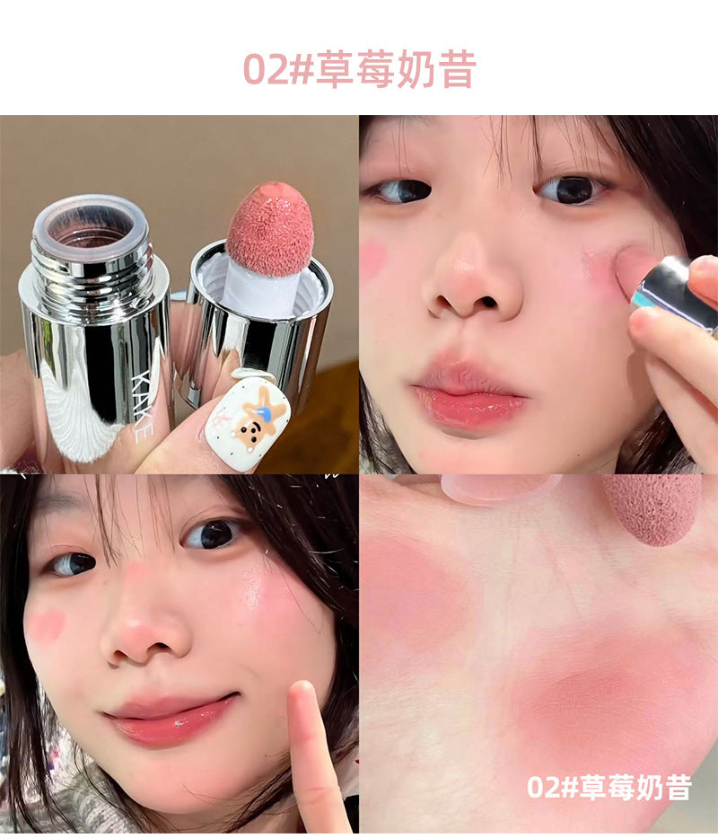 KAKE Velvet Liquid Blush Brightening Natural Korean Style Low Saturation Matte Blush Stick Affordable for Students