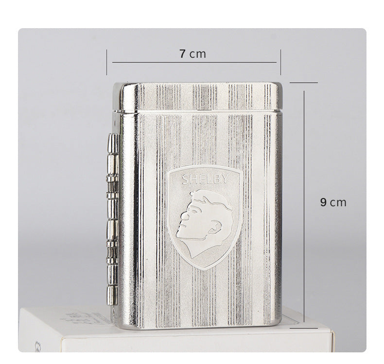 MG New Model Harland Cigarette Case Bloodbath Cigarettes Gangster Style Thick Cigarettes16Metal Side Three-Way Factory Direct Sale