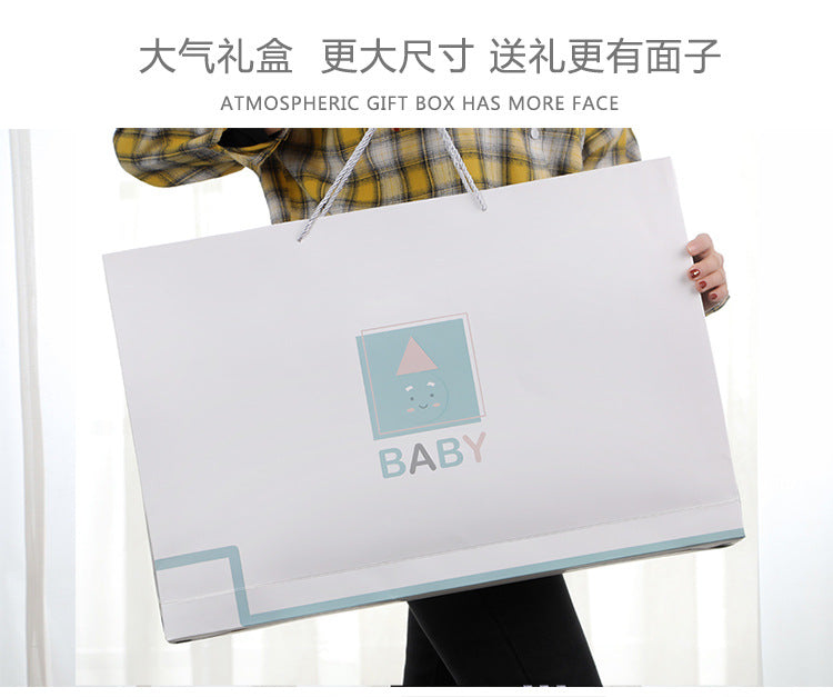 Newborn baby gift box pure cotton set03Newborn Baby Maternity Supplies Collection 100-Day Gift Set