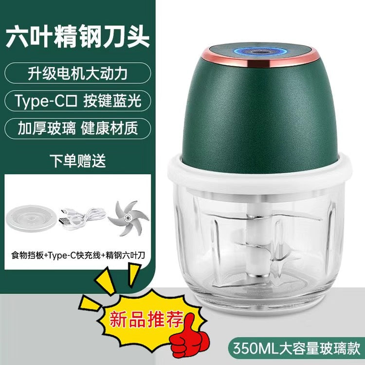 Electric Garlic Masher, Garlic Crusher, Garlic Grinder, Meat Grinder, Garlic Paste Maker, Household Garlic Mincer, Garlic Chopper