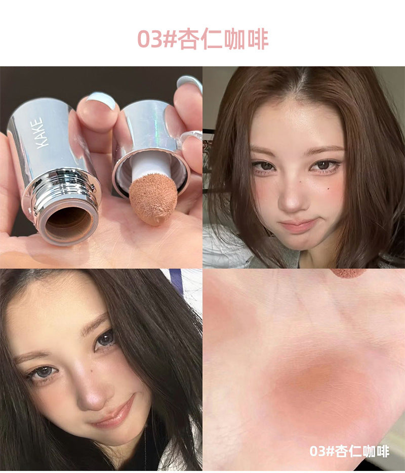 KAKE Velvet Liquid Blush Brightening Natural Korean Style Low Saturation Matte Blush Stick Affordable for Students