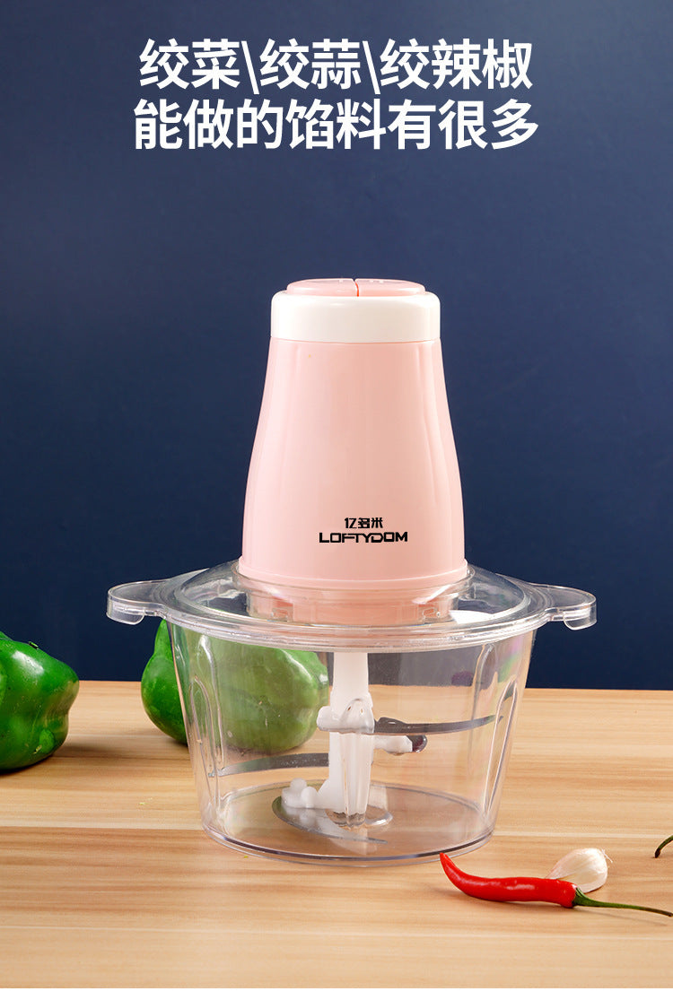 Kitchen Household Electric Meat Grinder Stainless Steel Multifunctional Meat Mincer Mixer Food Processor Small Meat Chopper