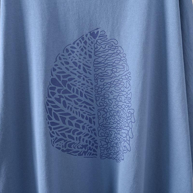 200Plus Size Women's Summer Leaf Print Casual Split Mid-Length Short Sleeve Dress T Women's Loose Fit Plus Size Shirt
