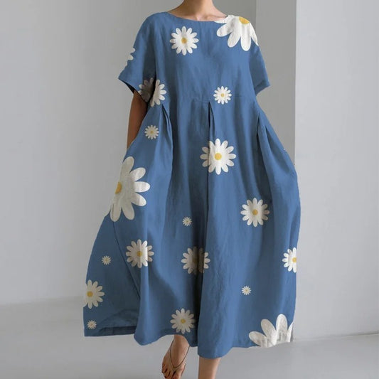 3D Craft Casual Fashion Lady Dress