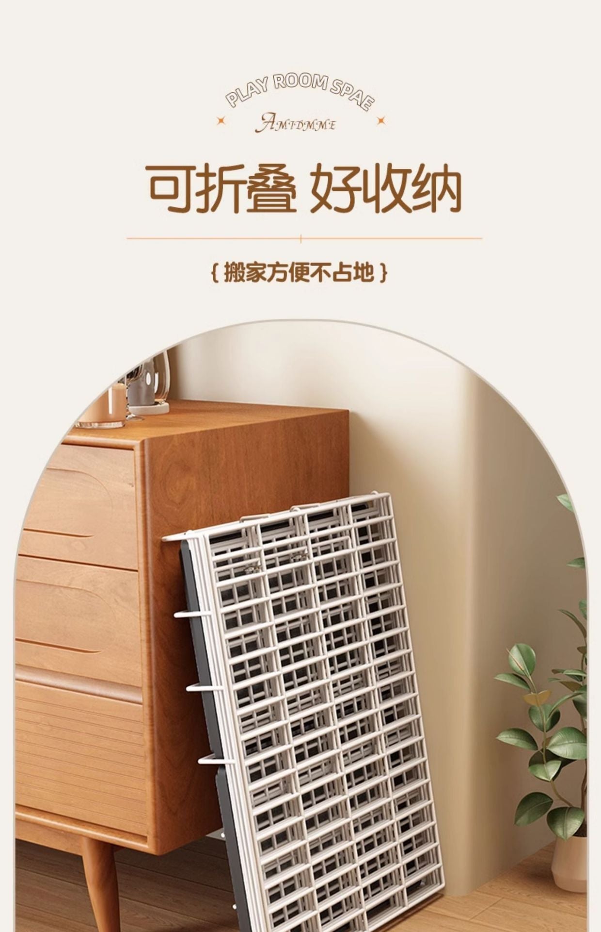 Pet Fence Dog Cage Small Dog Household Indoor Fence Space-Saving Dog House Dog Bed Toilet Cat Cage Cat Villa