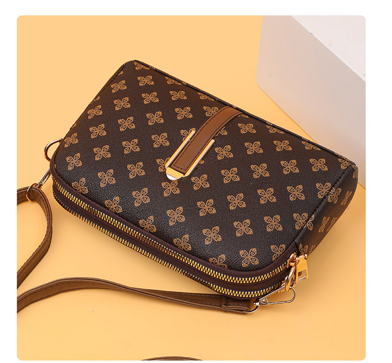 2834Yagelaisi Bag for Women New Simple Versatile Shoulder Bag Retro Trendy Crossbody Women's Bag Phone Bag