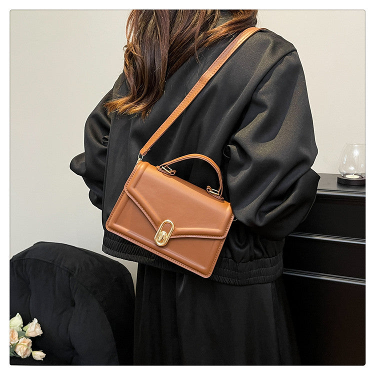 Fashionable and Elegant Small Square Bag2025Summer New Korean Style Niche Casual Commuter Crossbody Bag Trendy Shoulder Bag