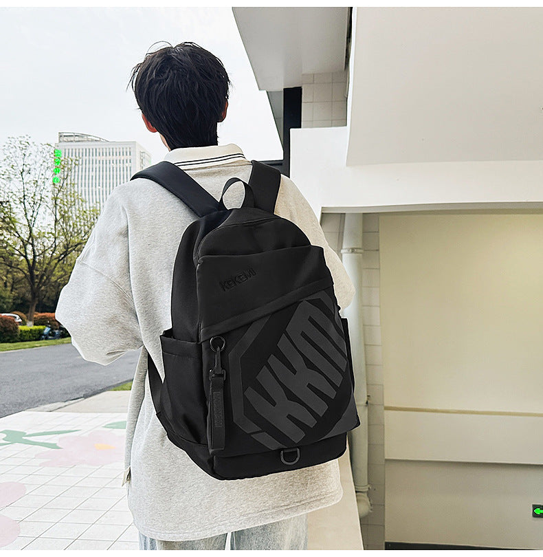 Cross-border Trade Casual Backpack Trendy Letter Waterproof Backpack Large-capacity outdoor travel high-value backpack http://detail.1688.com/offer/972131324440.html