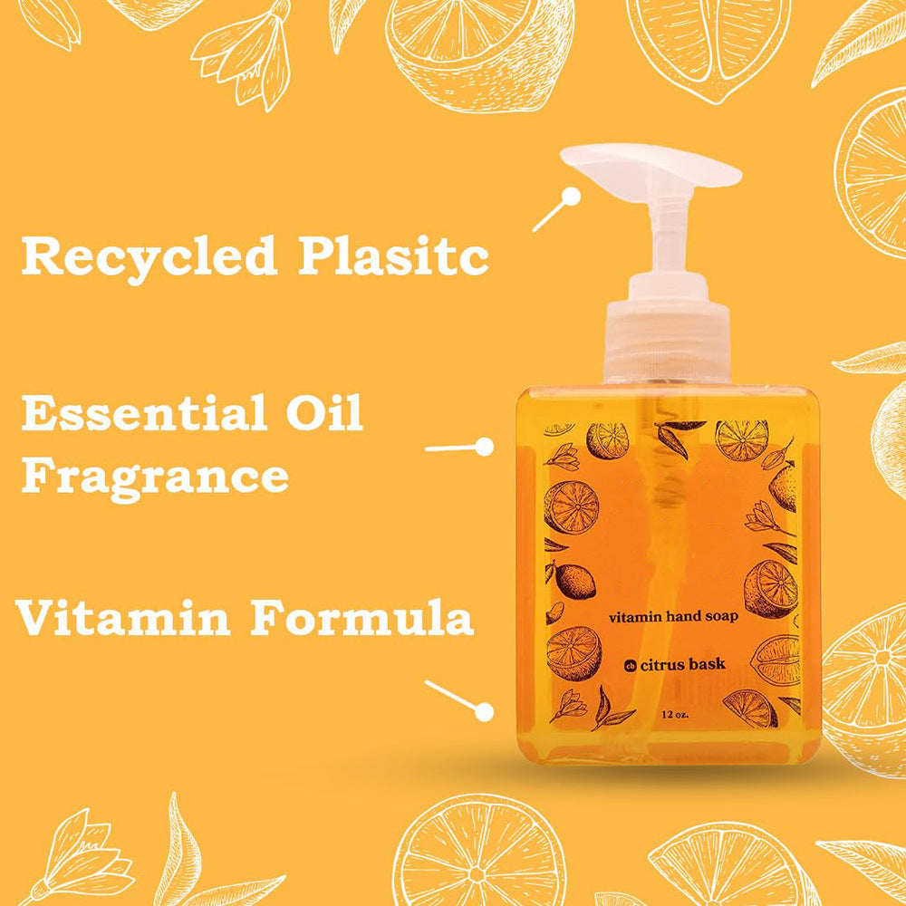 Liquid Soap Cross-Border Orange Long-Lasting Fragrance Bath Soap Liquid Bottle Liquid soap Handmade soap