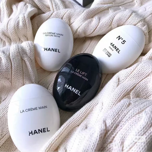 Foreign Trade Skincare Autumn Winter Camellia Little Fragrance Goose Egg Hand Cream Black and White Egg Moisturizing Hydrating Goose Egg Stone N5Hand cream