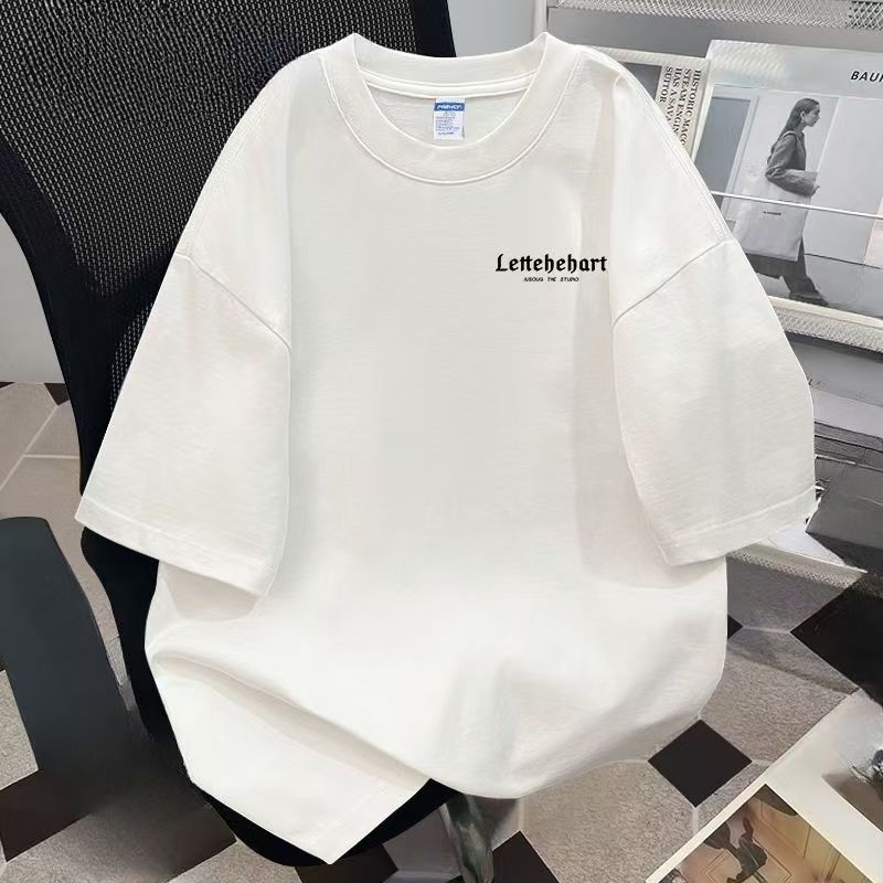 Men's Short Sleeve t T-shirt Ice Silk Short Sleeve Men T T Shirt Summer round Neck Bottoming Shirt Casual All-Matching and Handsome Short t Men's T-shirt