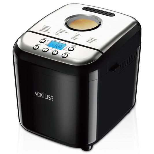Cross-Border Hot Selling EU UK Household Multifunctional Intelligent Fully Automatic Dough Kneading Fermentation Baking Cake Machine Bread Machine