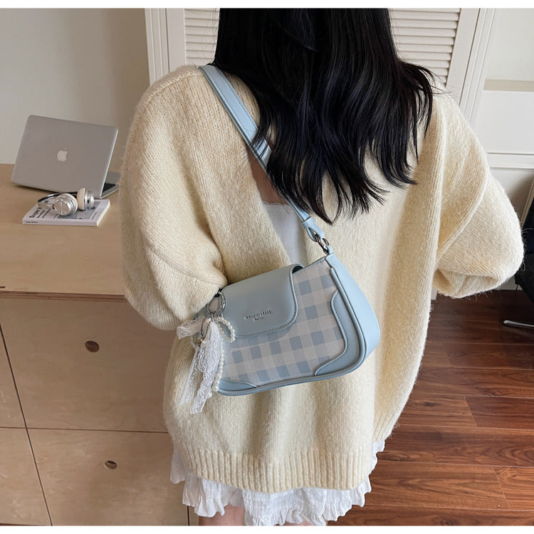 Cross-border high-end trendy underarm bag small square bag for women2025New Handbag Trendy Fashion Versatile Shoulder Bag