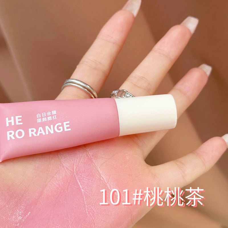 HERORANGE Single Color Liquid Blush Airy Lightweight Transparent Long-lasting Low Saturation High Brightness HR559