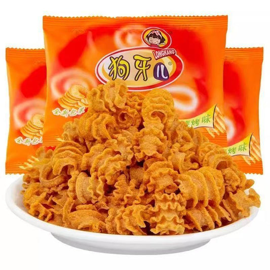 Dog Tooth Pizza Roll BBQ Flavor Nostalgic8090Childhood Snacks Childhood Craving Relief Snacks