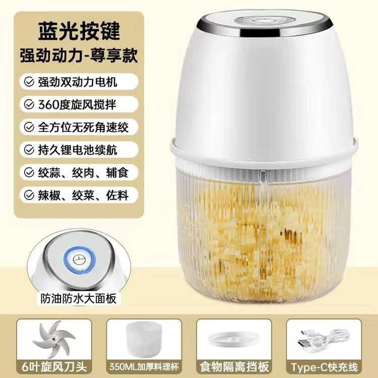Electric Garlic Masher, Garlic Crusher, Garlic Grinder, Meat Grinder, Garlic Paste Maker, Household Garlic Mincer, Garlic Chopper