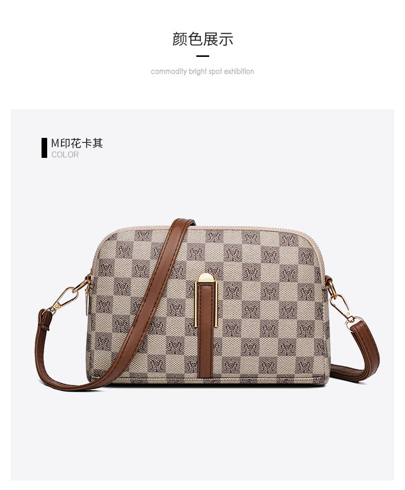 2834Yagelaisi Bag for Women New Simple Versatile Shoulder Bag Retro Trendy Crossbody Women's Bag Phone Bag
