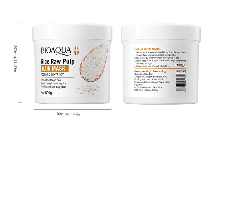 Full English Rice Skincare Set BIOAOUA Rice Puree Series Six-Piece Set Box Cross-Border Wholesale