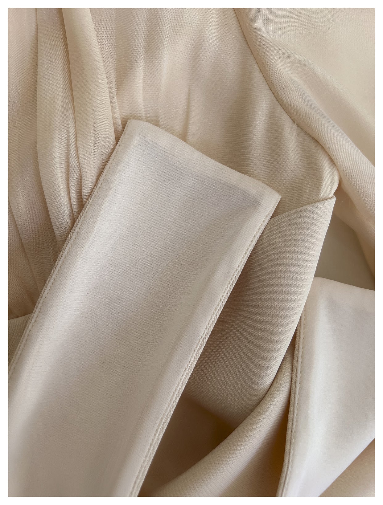 Yige Lila2025Early Autumn New Apricot Waist-Cinching Long Sleeve Coat Paired with Long Skirt 71443+51361