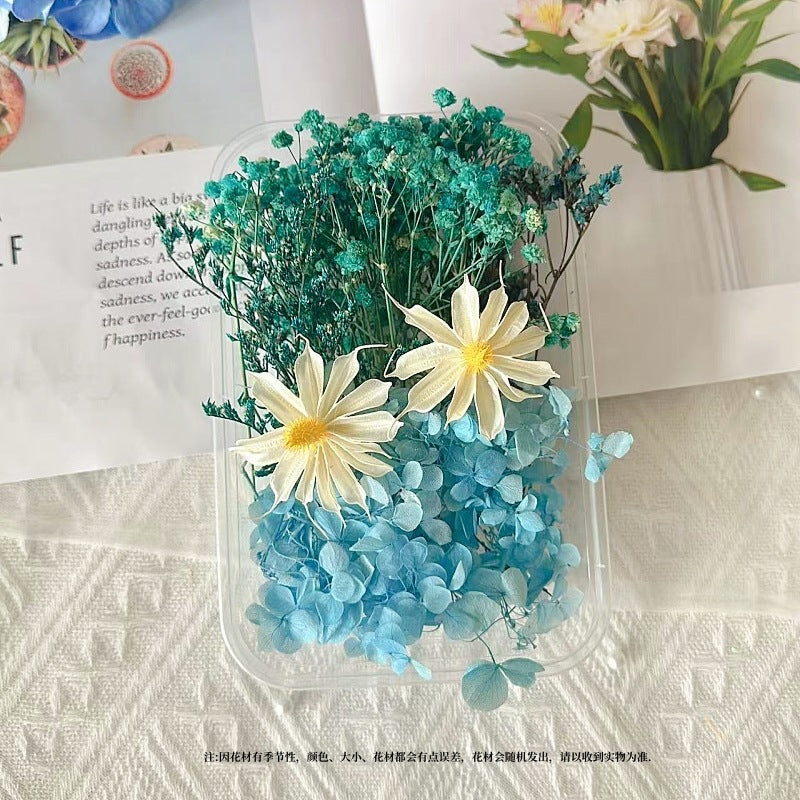 Dried Flowers Eternal Flowers Handmade Exquisite Material Kit Wreath Dried Flowers Trees Hydrangea Decoration Eternal Dried Flowers Material