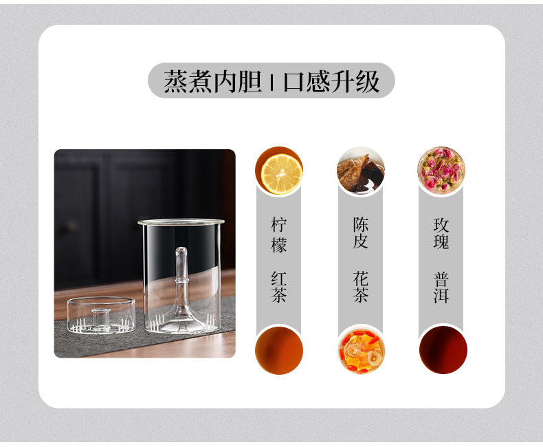 High Borosilicate Glass Teapot Thickened Heat-Resistant Electric Ceramic Stove Large Capacity Tea Set Tea Brewing Pot Single Pot Manufacturer