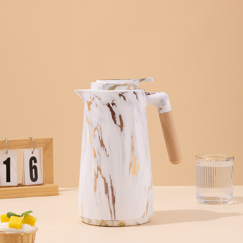 Cross-Border Insulated Kettle Household Glass Inner Liner Warm Kettle Simple Office Coffee Large Capacity Hot Water Kettle Insulated Water Kettle