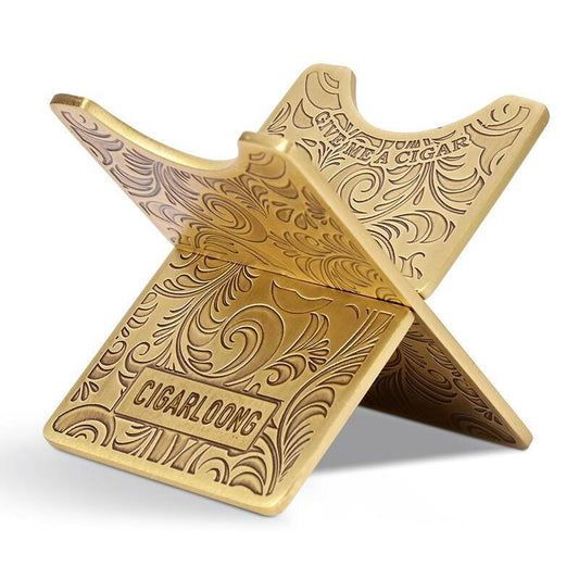 Dragon Eggplant （CIGARLOONG） Cigar Holder Lightweight Cross Portable Stainless Steel Folding Open and Close Holder