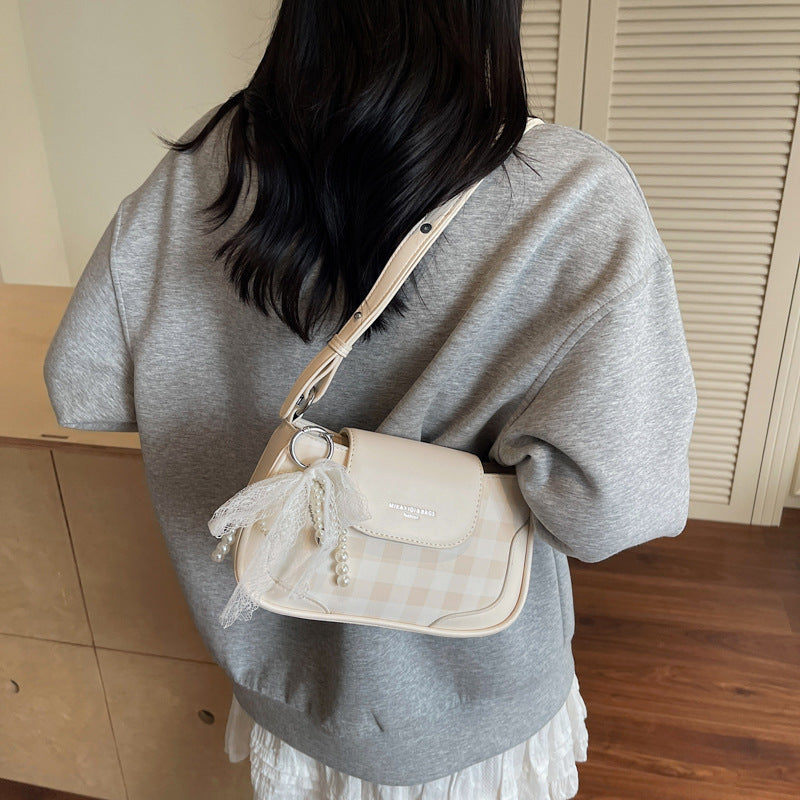 Cross-border high-end trendy underarm bag small square bag for women2025New Handbag Trendy Fashion Versatile Shoulder Bag