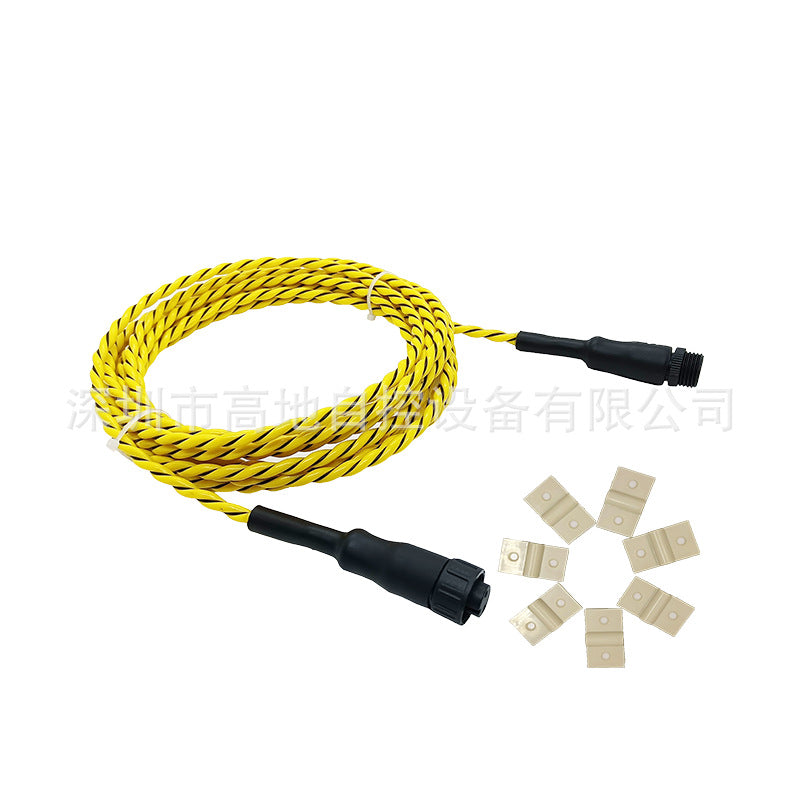 Non-Positioning Water Leak Detection Line Water Immersion Sensor Rope Machine Room Leak Monitoring with Leak Detection Controller Safety Monitoring