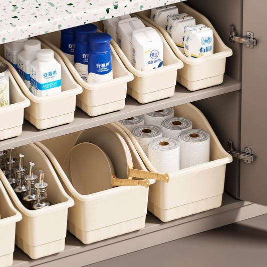 Cabinet Storage Box with Wheels Gap Sundries Kitchen Organizer Box Household Large Capacity Multifunctional Cabinet Storage Box