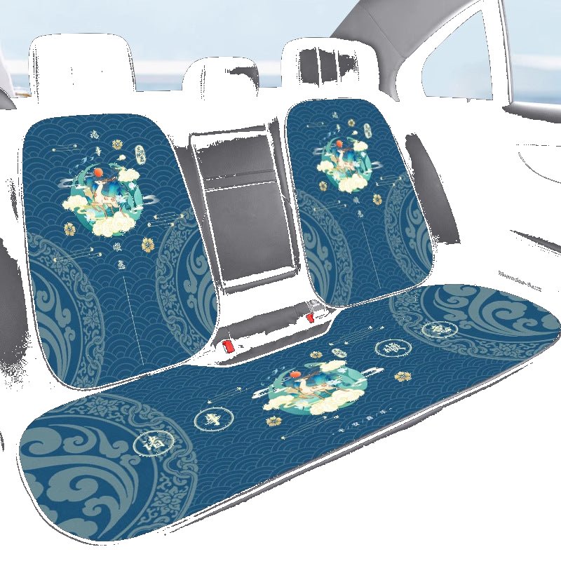 Chinese Style Car Seat Cushion – Breathable Four-Season Universal Single Piece