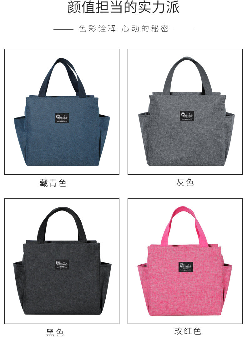 Factory Direct Insulated Bag Thickened Lunch Bag Handheld Ice Bag Portable Large Lunch Bag Insulated Lunch Box Bag Wholesale