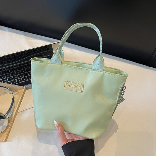 Casual Single Shoulder Crossbody Bag New Model Phone Small Square Bag Versatile Shopping Handbag Lightweight Water-Resistant Nylon Bag
