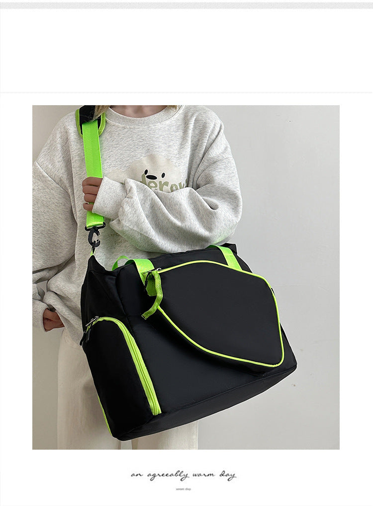 Cross-border New Trendy Sports Gym Bag Large Capacity Casual Fashion Travel Bag Water-resistant Commuter Crossbody Bag for Women