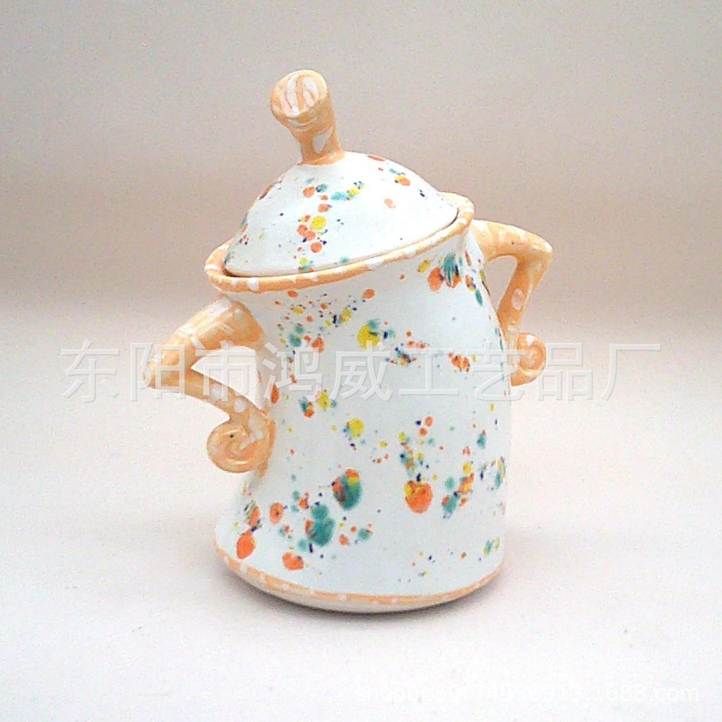 Cross-Border Jars full of attitude Resin Crafts with Attitude: Fork-Waist Jar, Independent Standing Jar