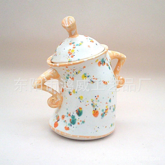 Cross-Border Jars full of attitude Resin Crafts with Attitude: Fork-Waist Jar, Independent Standing Jar