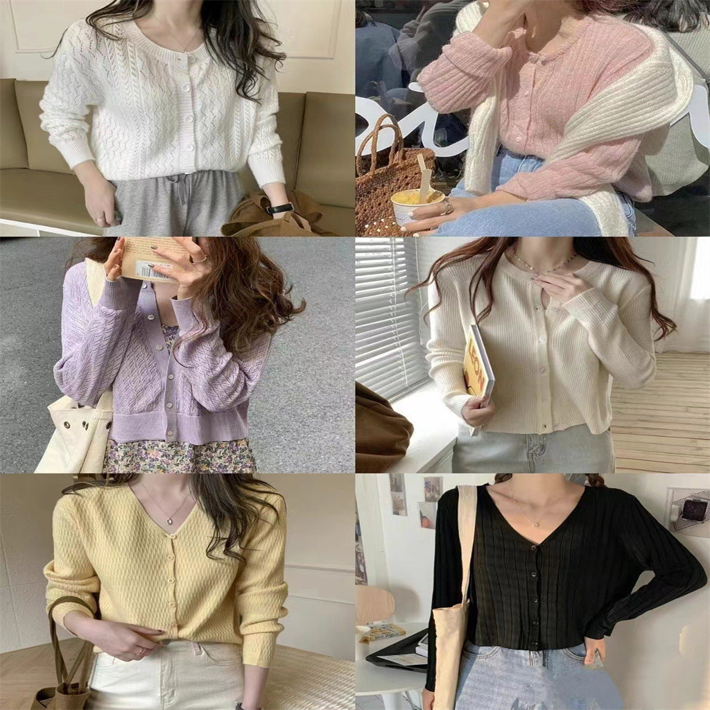 Women's Short Sweater Shirt