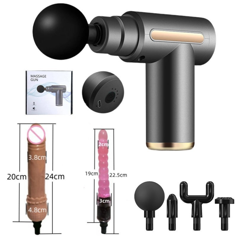 Fascia Gun Modified Head Massage for Women Multi-Functional Adapter Replacement Silicone Accessories Adult Gun Head Massager Device