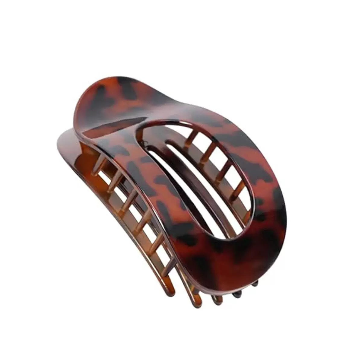 Cross-Border New Hot-Selling Flat Oval Hair Clip Duckbill Clip Strong Grip Back of Head Hair Bun Simple Clip Hair Accessory