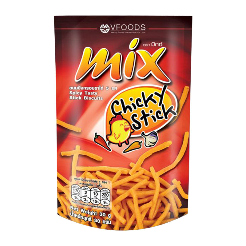 Imported from Thailand VFOODS  MIX Crispy Strips Original Flavor Mimi Shrimp Chips Potato Chips Internet Celebrity Snacks