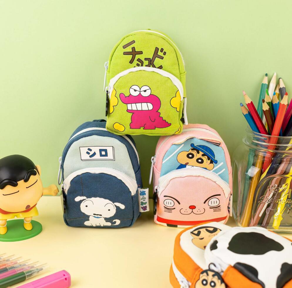 Genuine Crayon Xiaoxin mini Pencil Bag Stationery Bag Cartoon Creative Student Storage Bag Canvas Coin Purse Cute http://detail.1688.com/offer/967469985091.html