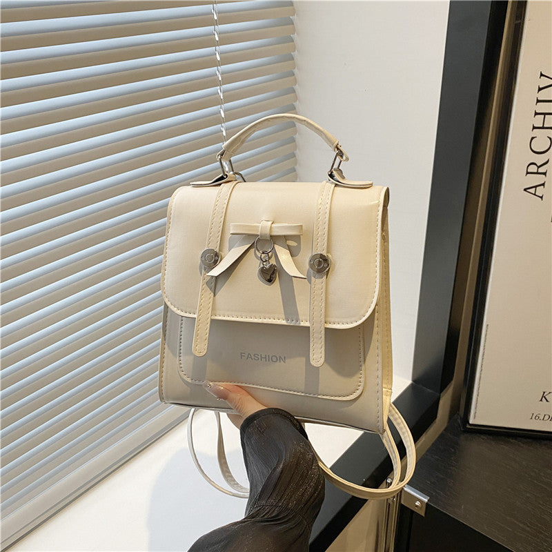 Single Shoulder Double Shoulder Women's Bag2025New Fashionable Girly Casual Multi-use Small Square Bag Spring Summer Hot-selling Women's Bag