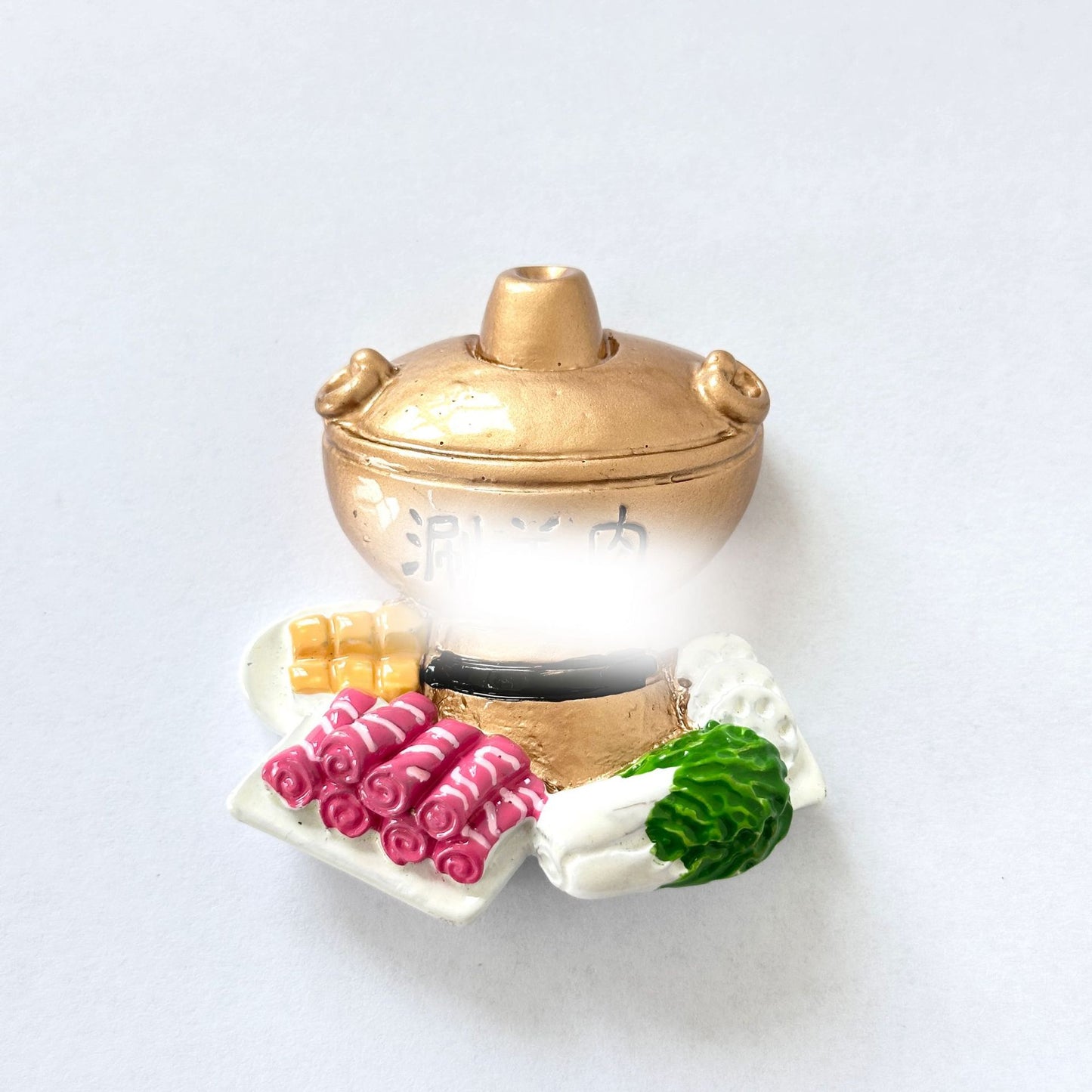 *Beautiful Little Aunt* Refrigerator Magnet 3D Creative Magnetic Sticker Simulation Food Bread Message Sticker Magnetic