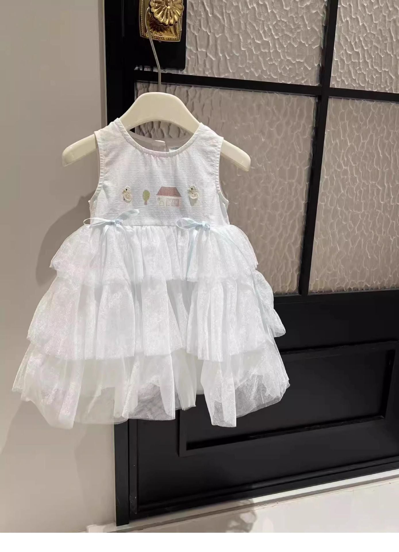 Sweet Little Girl Dress Summer Children's Clothing New Birthday Dress Children's Tulle Dress Princess Dress Girl Cake Dress