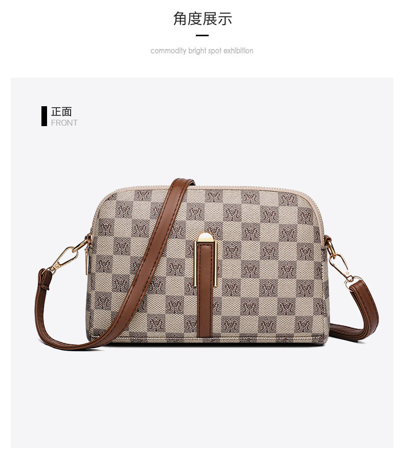 2834Yagelaisi Bag for Women New Simple Versatile Shoulder Bag Retro Trendy Crossbody Women's Bag Phone Bag
