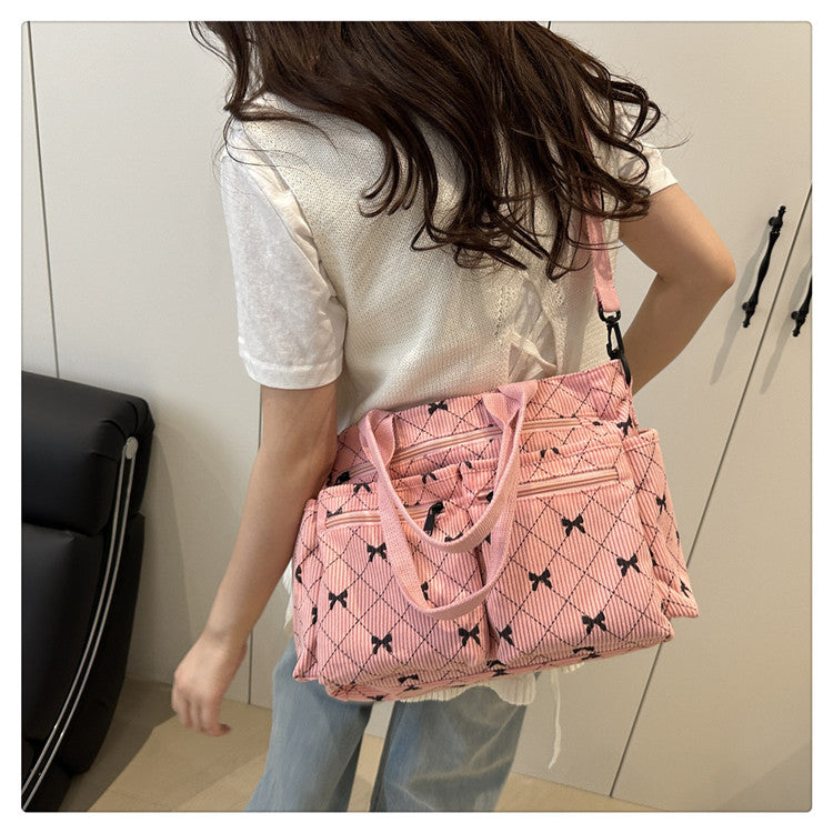 2025Summer New Simple Fashion Underarm Tote Bag This Year's Trendy Retro Commuter Shoulder Bag for Women