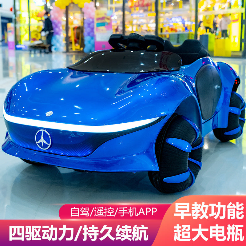 Children's Electric Car Baby Kids Children's Car Baby Boy Girl Remote Control Car Electric Toy Car Can Sit On