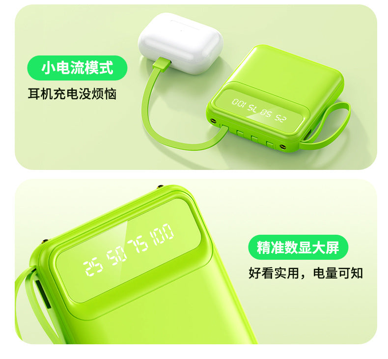 Cross-border wholesale mini power bank3c Authentication20000mAh Large Capacity Power Bank Gift Printing logo